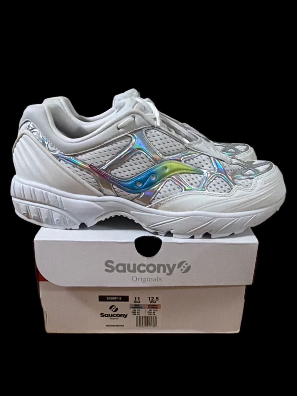 Saucony Grid Web iridescent Men’s Size 11 Lifestyle shoes  *NEW